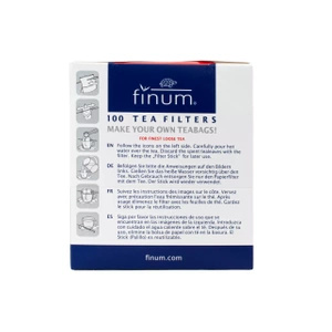 Χάρτινα φίλτρα τσαγιού (100 τεμάχια) με στικ