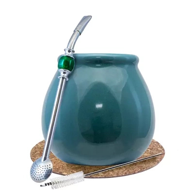 Σετ Yerba Mate Matero / Calabash + Bombilla INOX