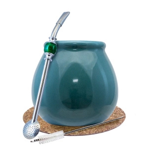 Σετ Yerba Mate Matero / Calabash + Bombilla INOX