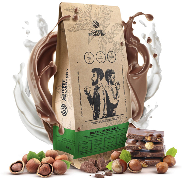Δώρο–σετ Bro Coffee Roastery: 3× βραζιλιάνικος καφές + κούπα