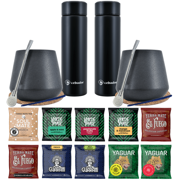 Σετ Yerba Mate Thermos Bombilla για δύο άτομα 500g