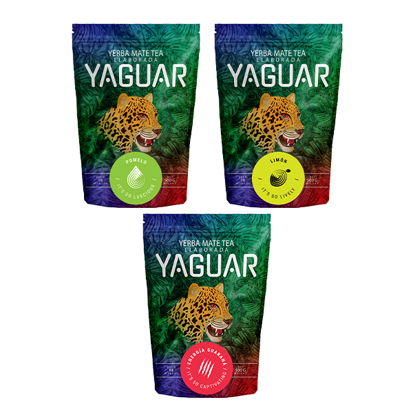 Yerba Mate Yaguar 3x500g Διάφορα μείγματα