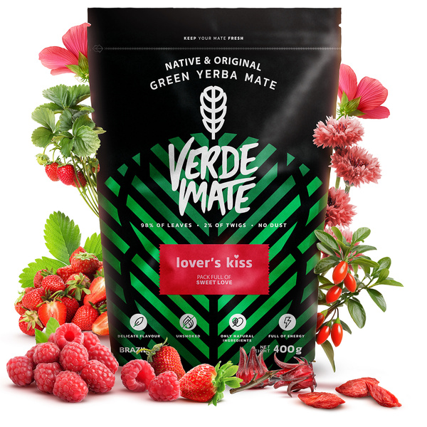 Σετ Yerba Mate Verde Mate 400γρ 0,4κιλά Καλαμπάς  + Bombilla