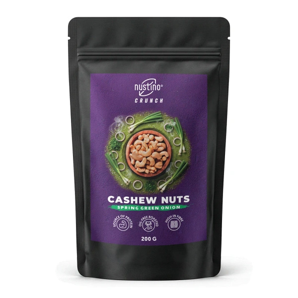 Nustino Crunch – καβουρδισμένα κάσιους – Spring Green Onion 200 γρ.
