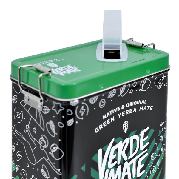 Yerbera – Μεταλλικό κουτί + Verde Mate Green Very Strawberry 0,5 κιλά
