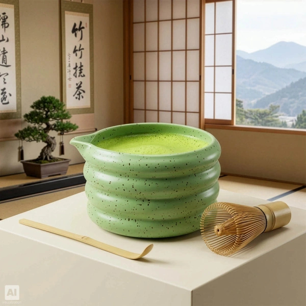 Σετ δώρου για χρωματιστό Matcha Latte: Matcha + Yellow Matcha + αξεσουάρ