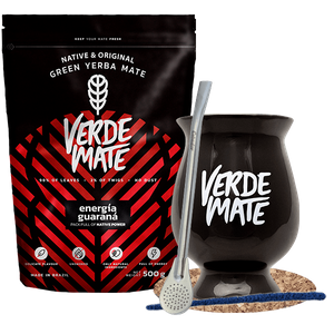 Σετ εκκίνησης Bombilla Mate Cup + τσάι mate Verde