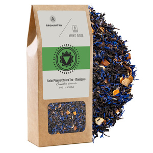 Σετ δώρου για το τσάκρα του ηλιακού πλέγματος (Manipura): τσάι τσάκρα + θυμίαμα + κερί