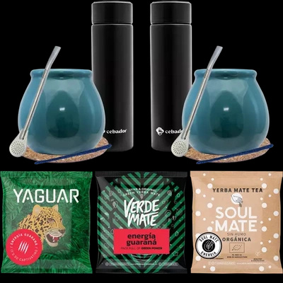 Σετ Yerba Mate Energy Calabash Matero για δύο άτομα