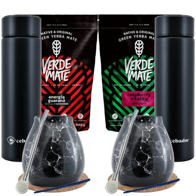 Σετ θερμός Yerba Mate για δύο άτομα 1kg 1000g