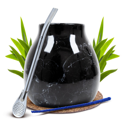 Σετ αξεσουάρ Yerba Mate: Καλαμπάς + Bombilla