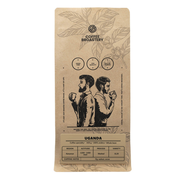 Bro Coffee Roastery - Καφές ολόκληρος Uganda Kanyenye Speciality 400 γρ