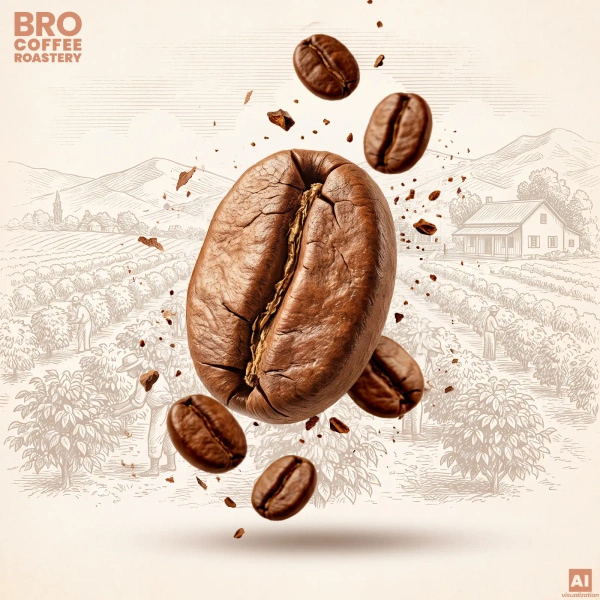 Bro Coffee Roastery – Καφές ολόκληρος Crema Rumba 1 κιλό