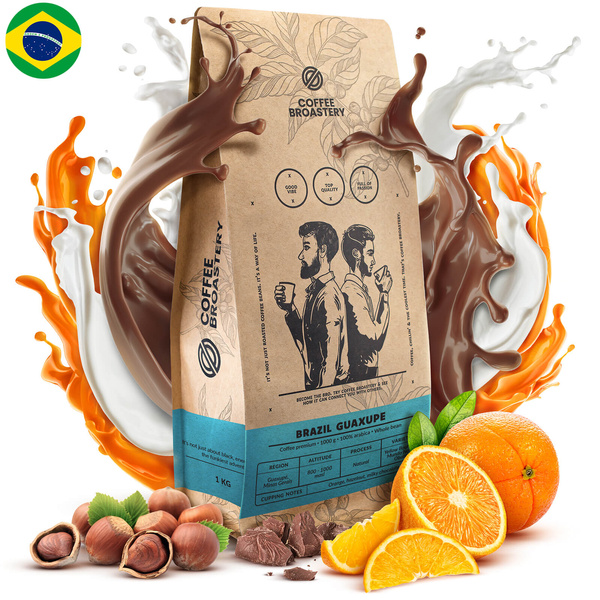 Coffee Broastery - Καφές ολόκληρος Brazil Guaxupe Premium 1 κιλό