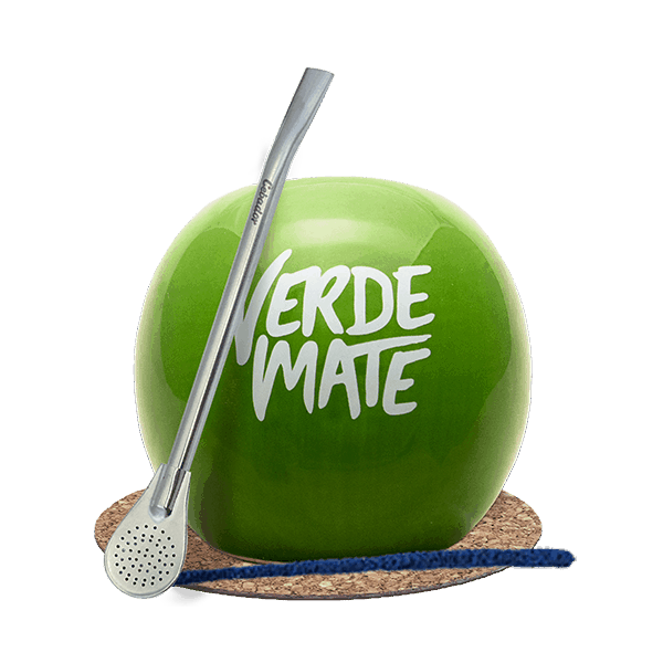 Σετ κολοκύθα + Bombilla 19cm για yerba mate