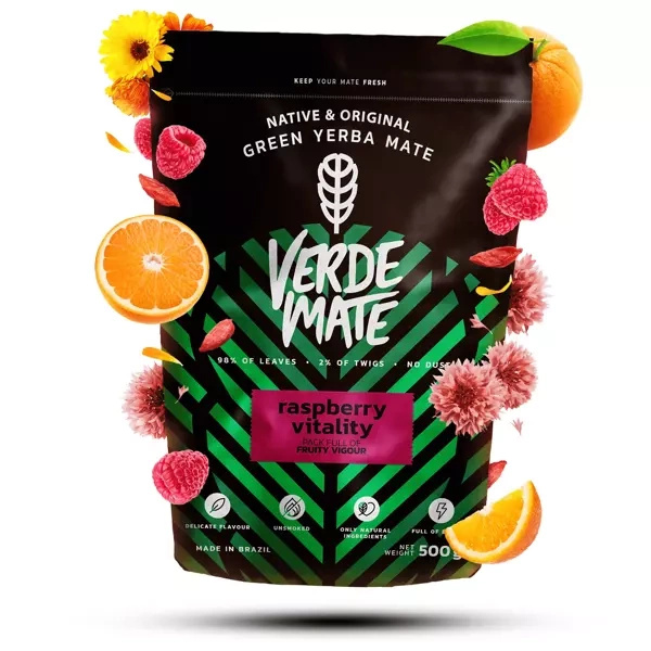 Verde Mate Green Raspberry Vitality 0,5 κιλά
