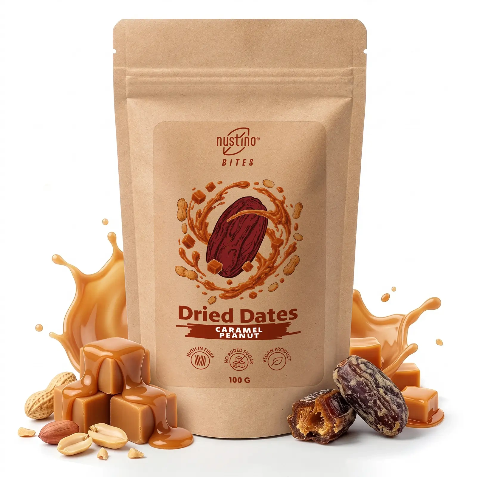 Nustino Bites Caramel Peanut