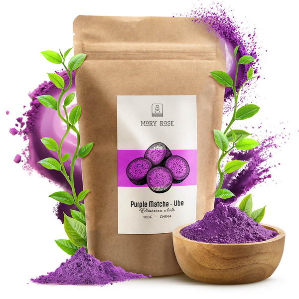 Mary Rose – Purple Matcha – Ube (σε σκόνη) 100 γρ