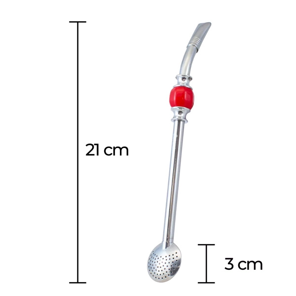 Bombilla Bomba Bomba με κόκκινη πέτρα