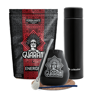Σετ Yerba Mate Guarani Energia 500g Θερμός