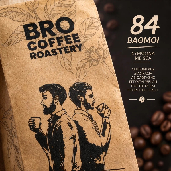 Bro Coffee Roastery – Καφές ολόκληρος Brazil Samba Premium 1 κιλό