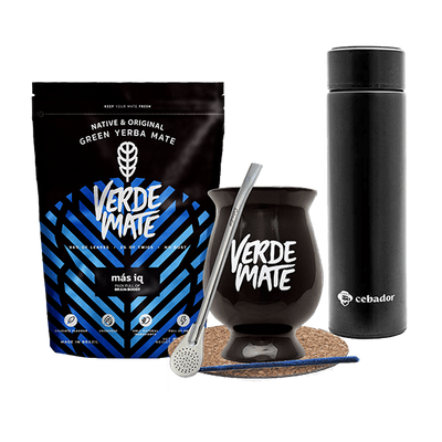 Σετ Yerba Verde Mate MAS IQ 500g Thermos Gourd