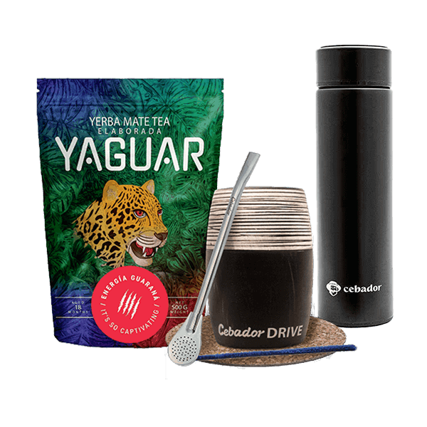 Σετ Yerba Yaguar Energia Gourd Drive Thermos 0,5kg