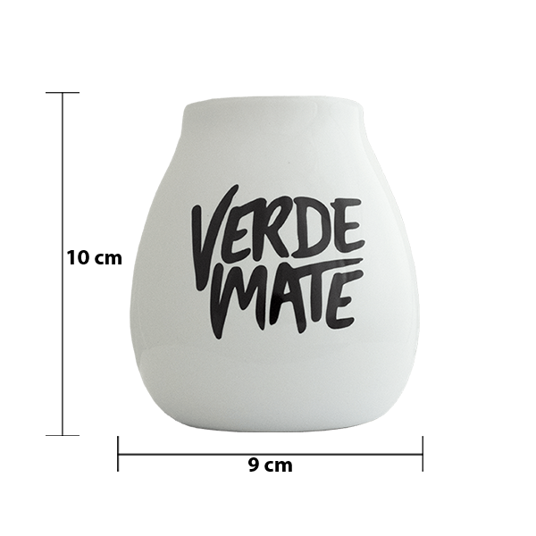 Κολοκύθα κεραμική λευκή - Verde Mate - 350ml