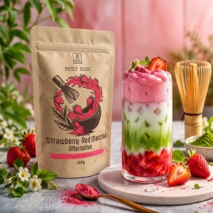 Mary Rose – Red Matcha Alternative – Φράουλα (σε σκόνη) 100 γρ