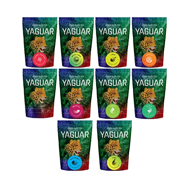 Mega Set Yerba Mate Yaguar Διάφορα 10x 0.5kg