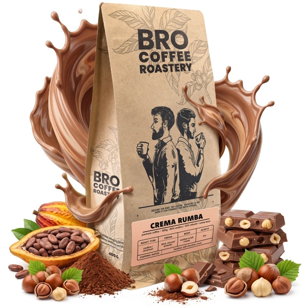 Bro Coffee Roastery – Καφές ολόκληρος Crema Rumba 400 γρ
