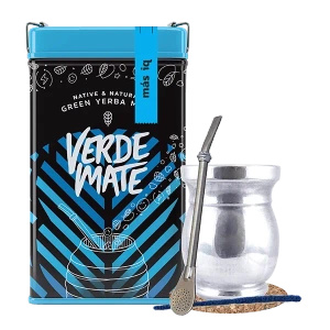 Σετ Yerbera Verde Mate Mas IQ 0.5kg Palo Santo