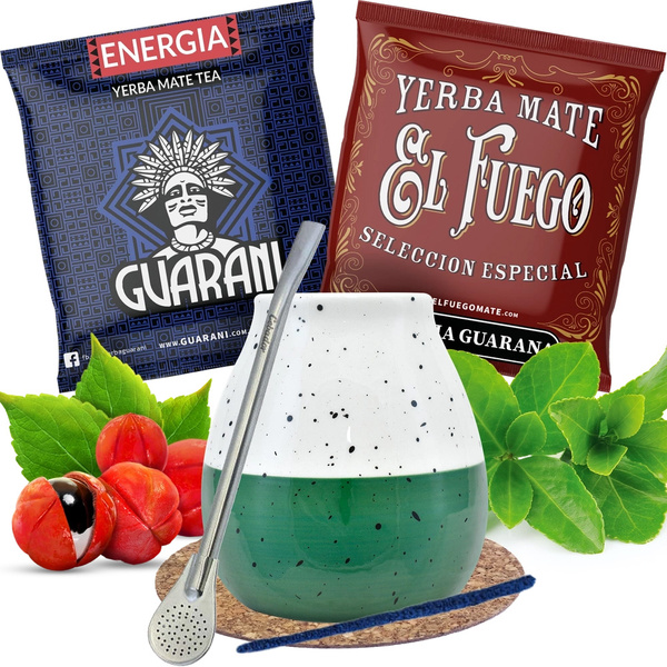 Yerba mate σετ Calabash + Bombilla 100g