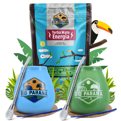 Yerba Mate Rio Parana Starter Set για δύο άτομα 500g