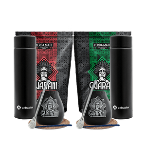 SET Yerba Mate αξεσουάρ για δύο θερμοφόρες