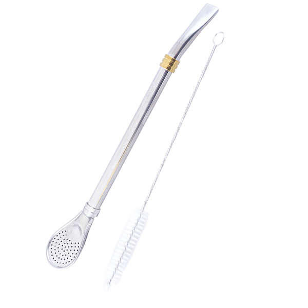 Bombilla Anillo χρυσό + καθαριστικό