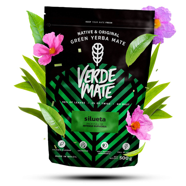 Yerba Verde Mate Green SILUETA 1kg despalada FIT