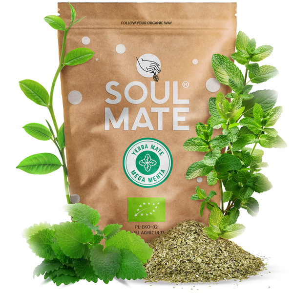 Σετ Yerba Mate Soul Mate 500γρ 0,5κιλά Καλαμπάς  + Bombilla