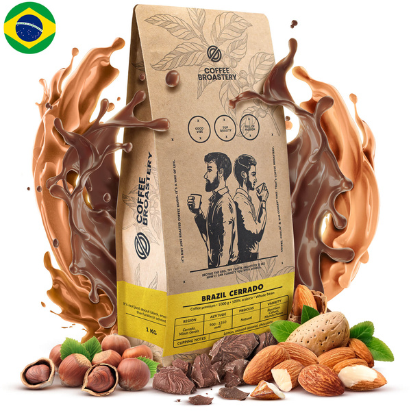 Bro Coffee Roastery - Καφές ολόκληρος Brazil Cerrado Premium 1 κιλό
