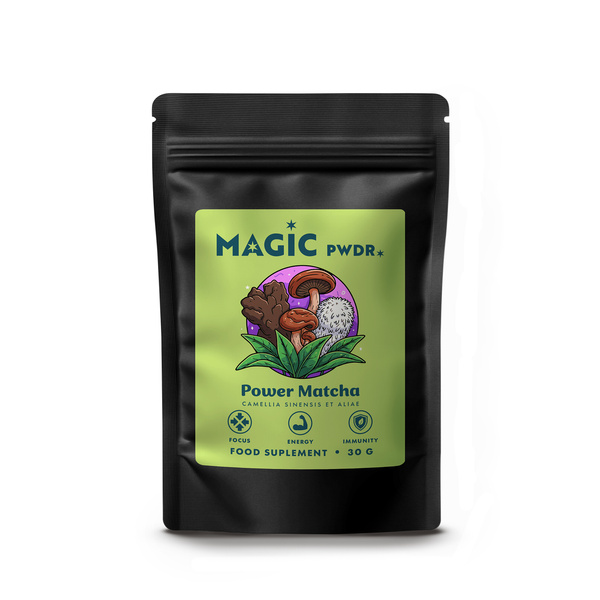 Magic Pwdr – Power Matcha – Energy & Focus Blend 30 γρ.
