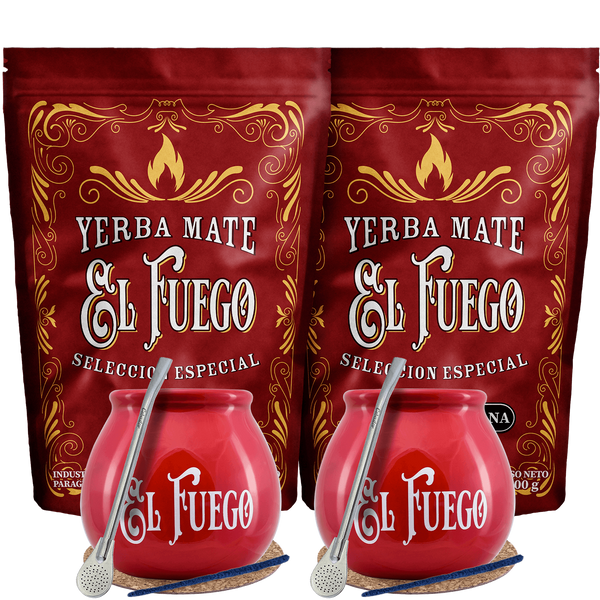 Yerba Mate El Fuego που για δύο Bombilla POWER