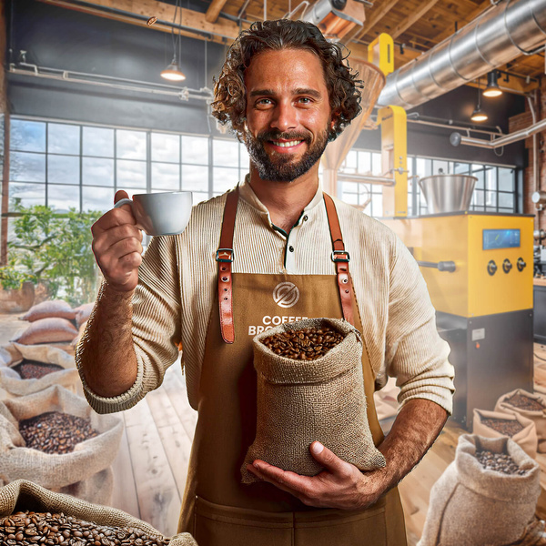 Bro Coffee Roastery - Καφές ολικής αλέσεως Amico dall'Italia Espresso Roast 400g