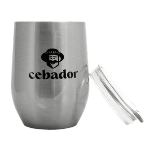 TermoLid - δοχείο από ανοξείδωτο χάλυβα με καπάκι - Cebador (ασημί) - 350 ml