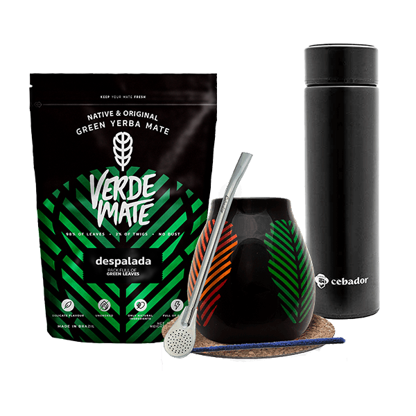 Σετ Yerba Verde Mate Green 500g Thermos Gourd
