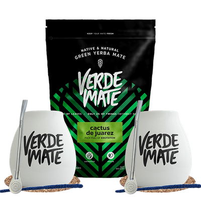 Σετ Yerba Mate Verde Mate Cactus de Juarez 500g