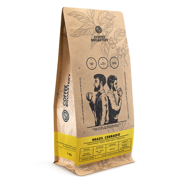 Coffee Broastery - Καφές ολόκληρος Brazil Cerrado Premium 1 κιλό