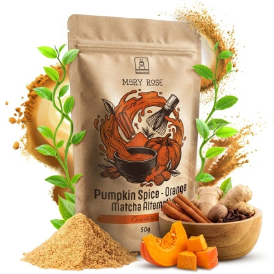 Mary Rose – Orange Matcha Alternative – Pumpkin Spice (σε σκόνη) 50 γρ