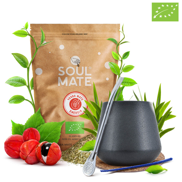 STARTER KIT ΓΙΑ YERBA MATE BOMBILLA CALABASH 500g