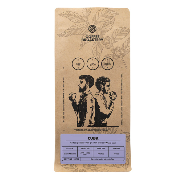 Bro Coffee Roastery - Καφές ολόκληρος Cuba Sierra Maestra Speciality 400 γρ