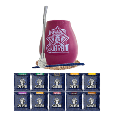Σετ Yerba Mate 10x50g Calabash + Bombilla